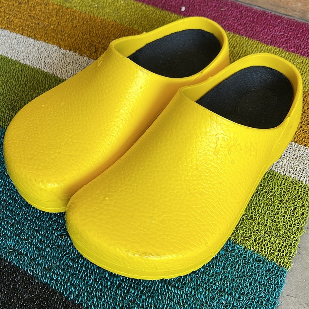 Birkenstock Yellow Clogs Birki’s 37